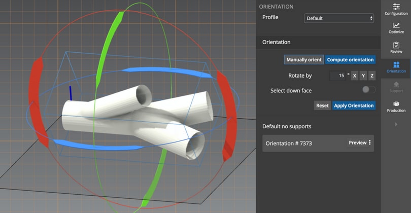 3D Part Orientation